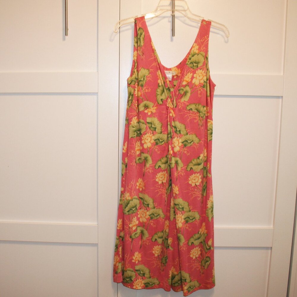Tommy Bahama Size L 100% silk dress